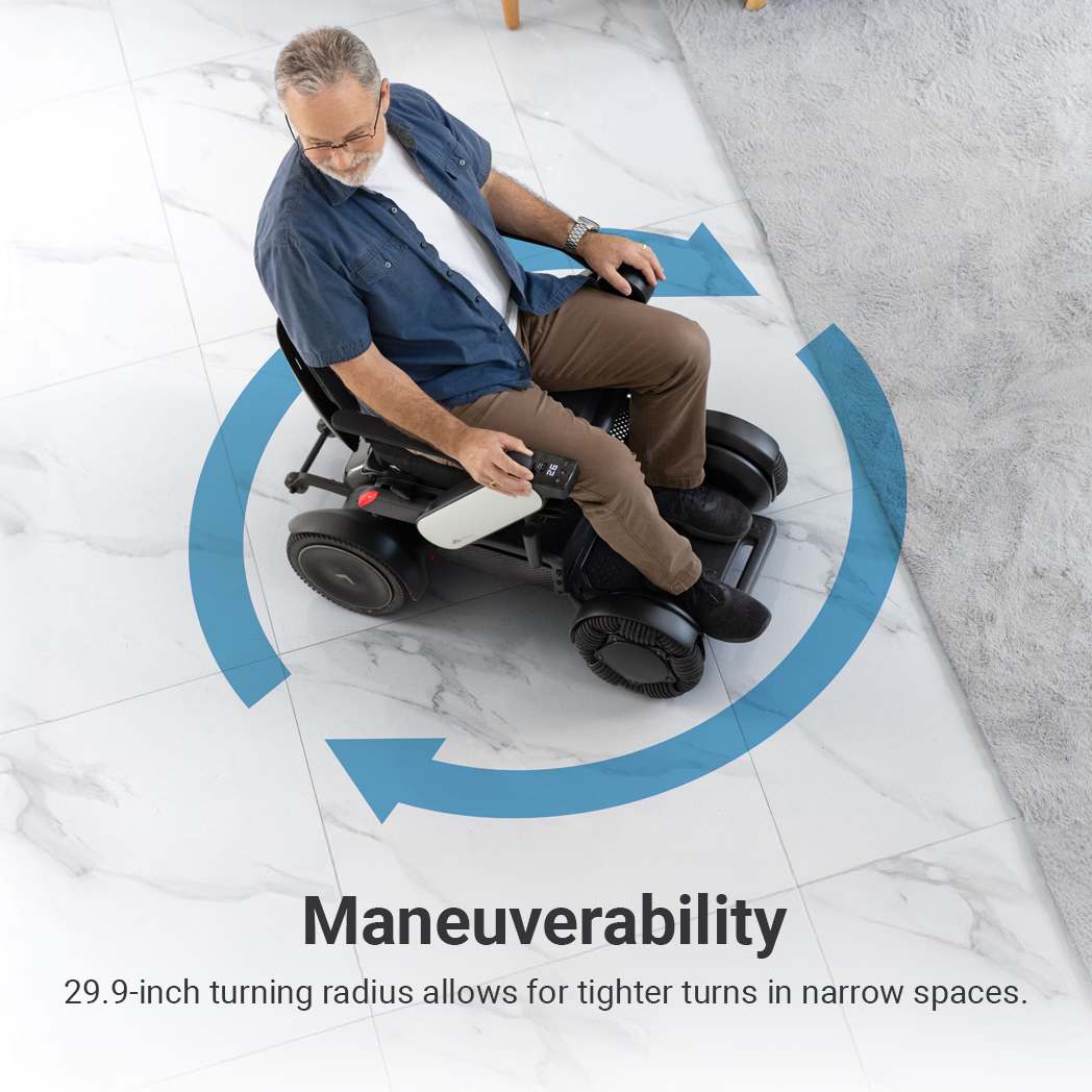 Whill Model C2 High Back Portable Electric Wheelchair - C2 High Back