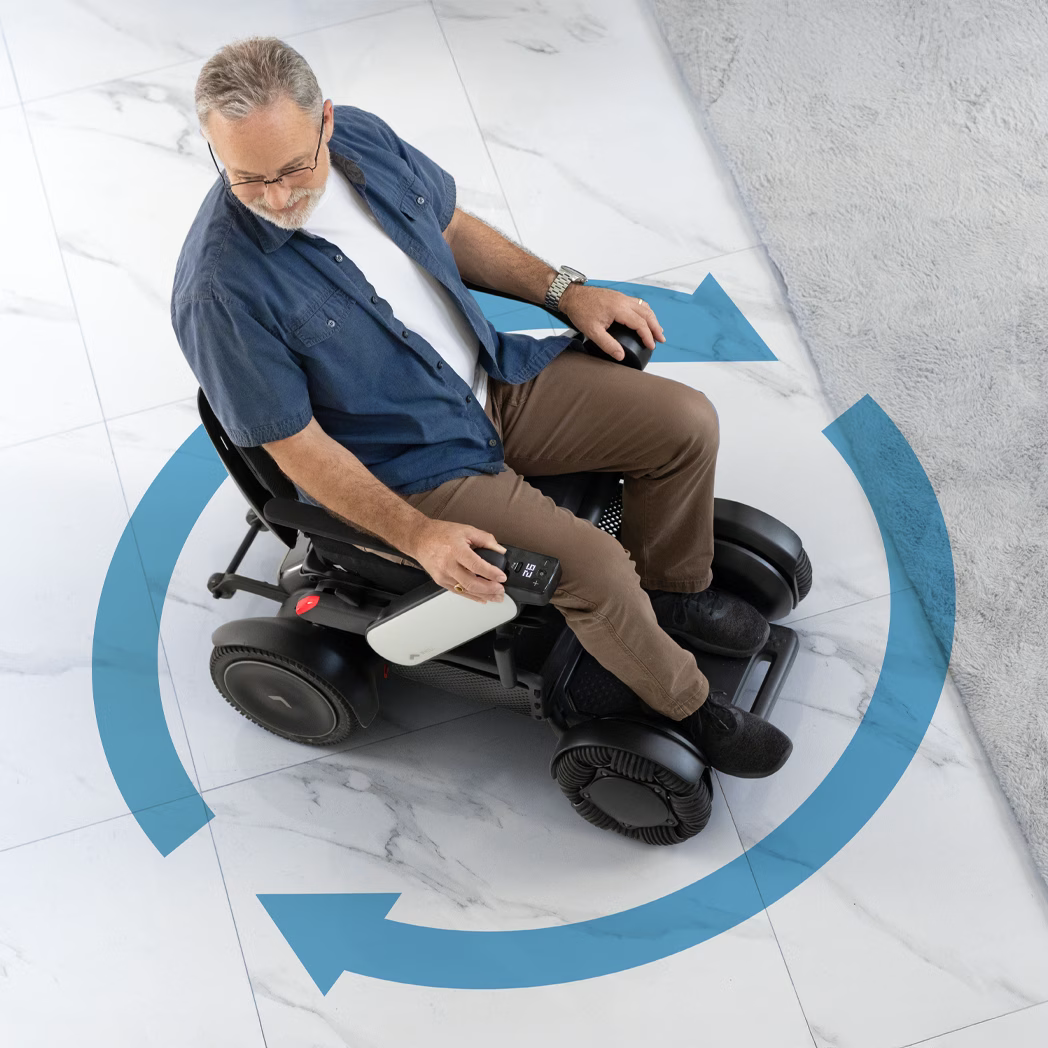 Whill Model C2 High Back Portable Electric Wheelchair - C2 High Back
