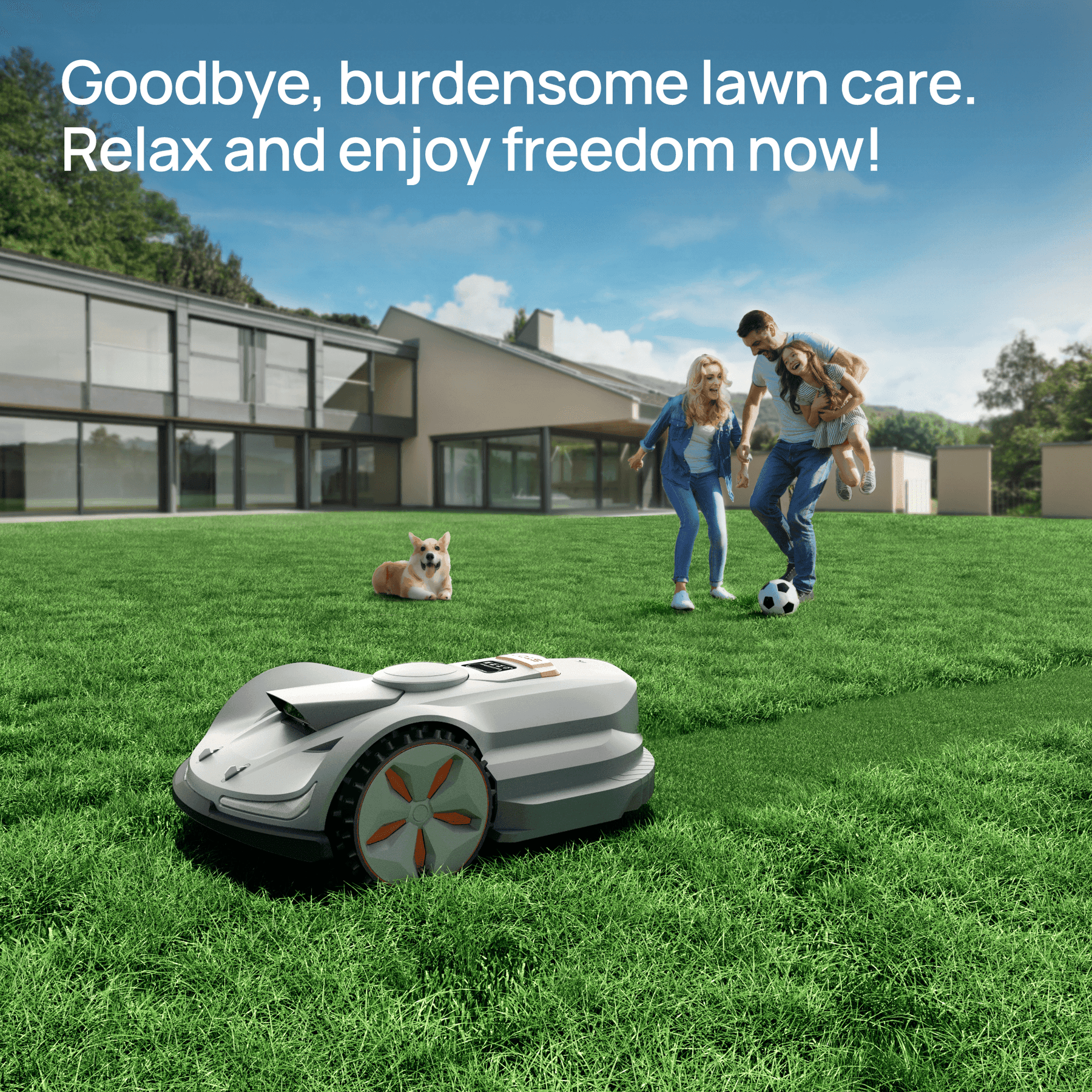 Sunseeker X7 Pro AWD Wireless Robot Lawn Mower | 3 Acre - X7 Pro