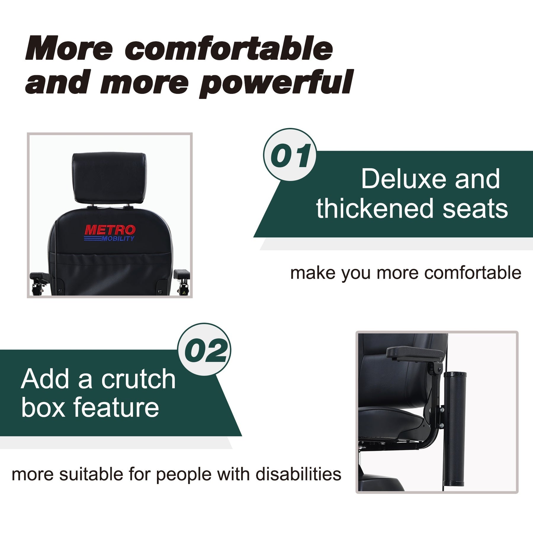 Metro Mobility Max Plus Full-Size 4-Wheel Mobility Scooter - W4295002X